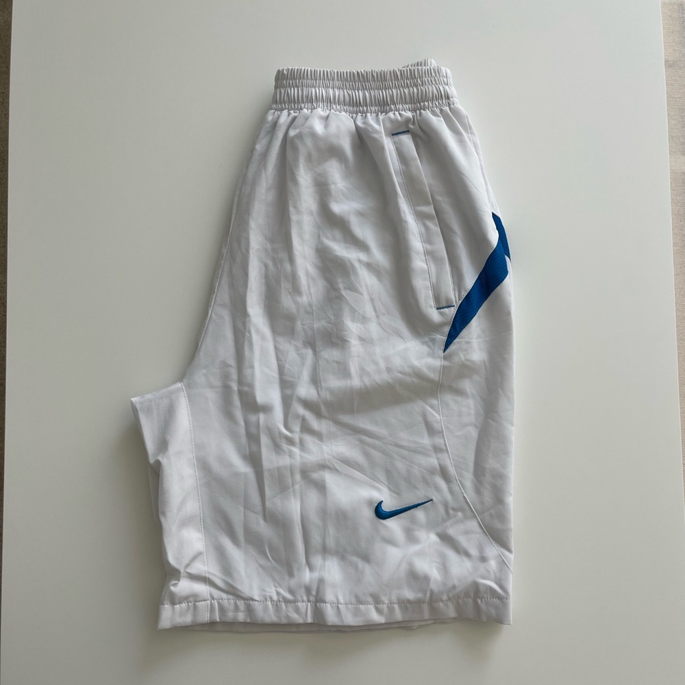 White Nike Shorts T90